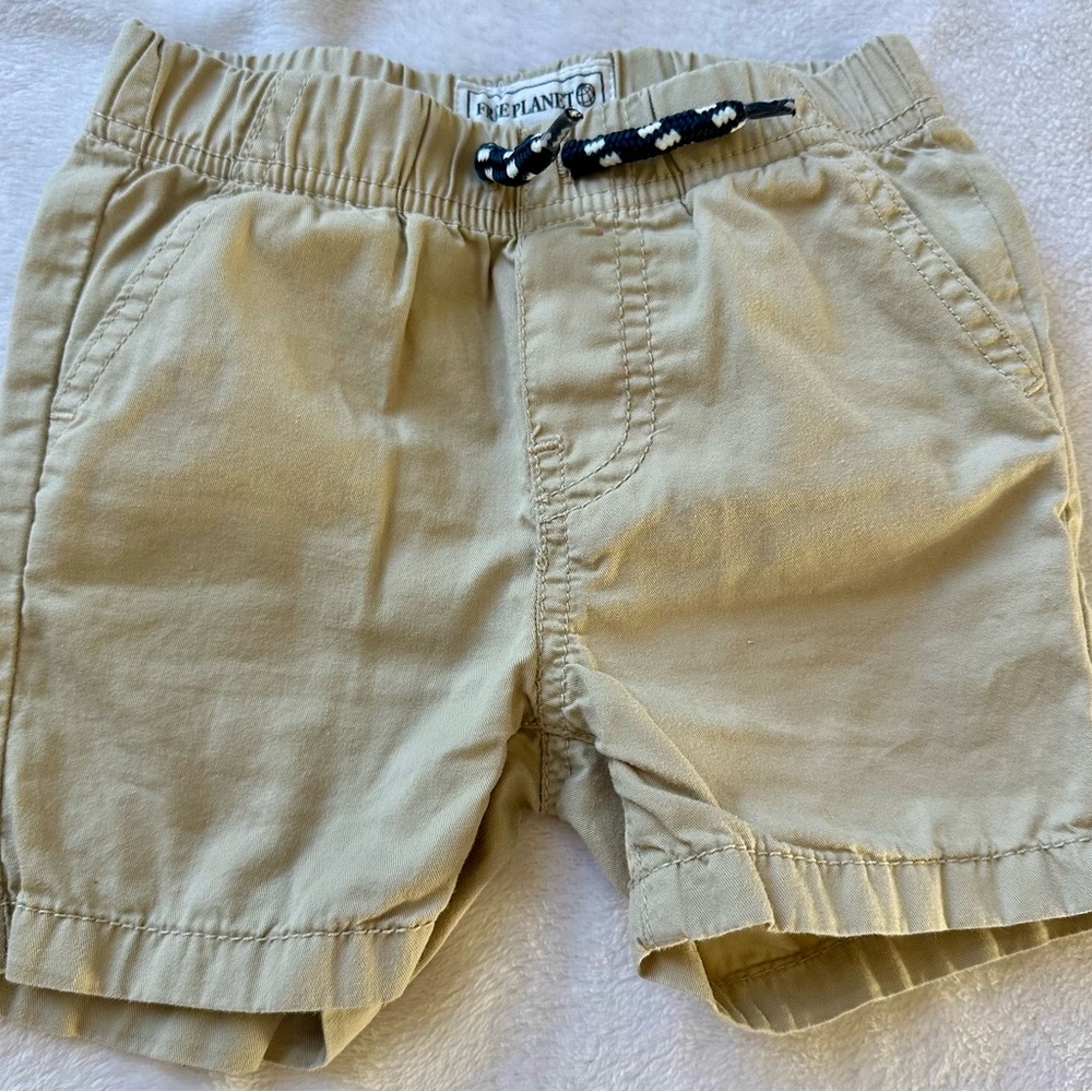 Tan Kids Shorts